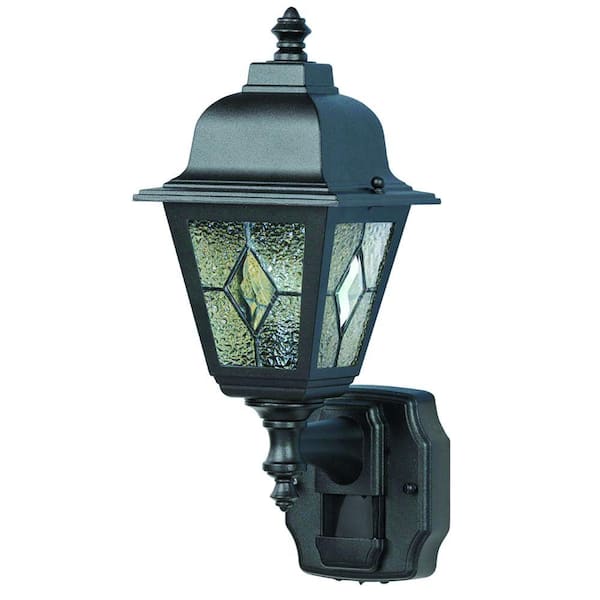 Heath Zenith 180 Degree Oil-Rubbed Bronze Motion Activated Wall Lantern Sconce 