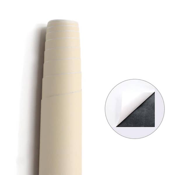 20 in. x 54 in. Off-White Self-Adhesive Leather Repair Drywall Patch for Car Seats, Couch Furniture