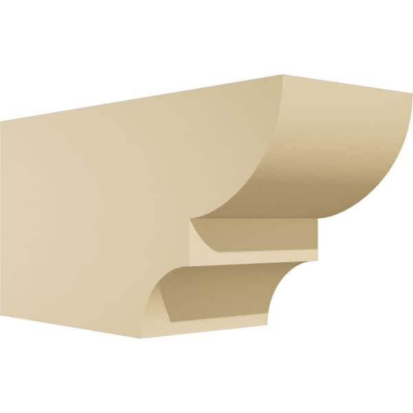 Ekena Millwork Standard Ridgewood 6 in. W x 8 in. H x 16 in. D Signature Urethane Rafter Tail Outlooker