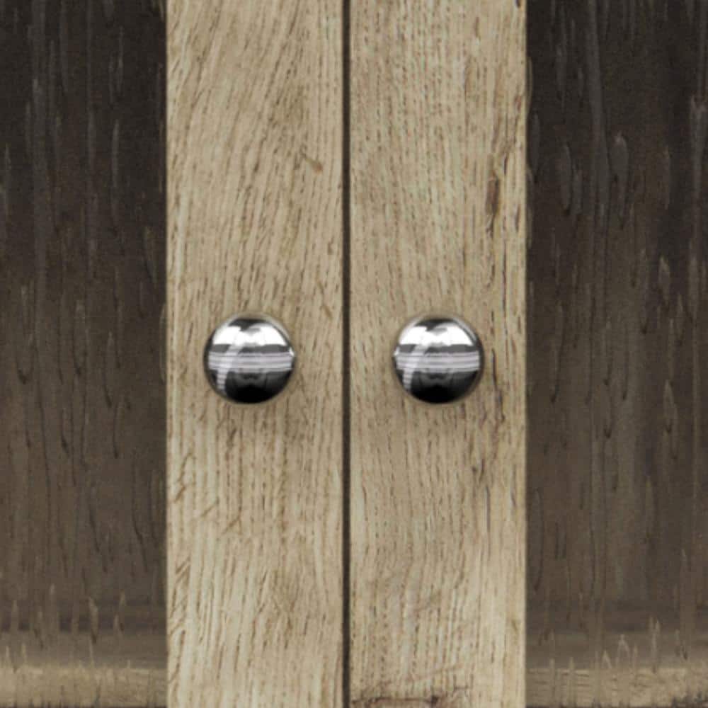 Connor Light Oak Two-Door Wall Cabinet with Adjustable Shelves