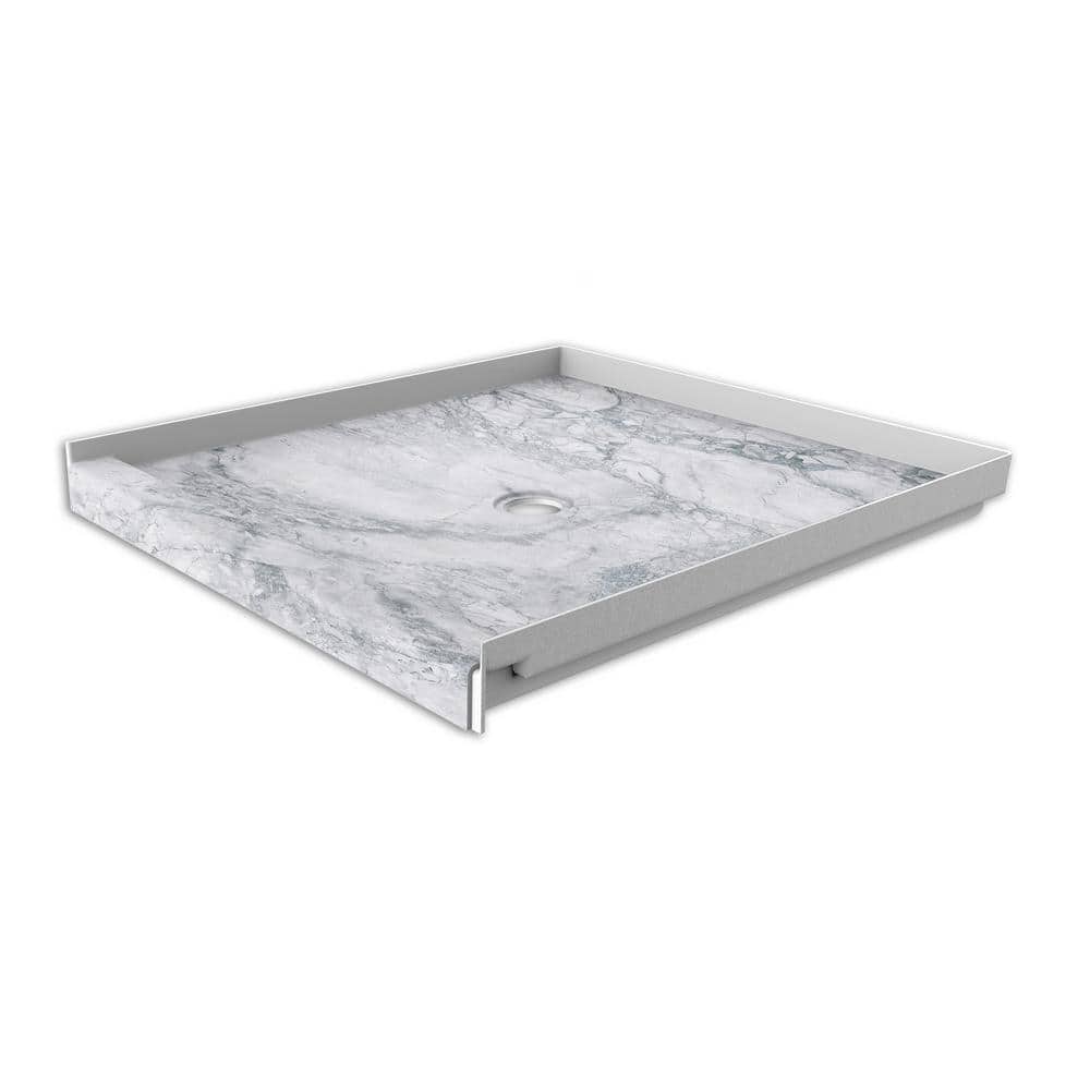 36 in. x 36 in. Single Threshold Shower Base with Center Drain in Everest price history on PriceWatchPro