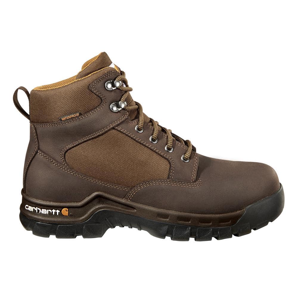 Carhartt Men's Rugged Flex WP 6 in. Soft Toe Work Boot-Bro Wn (10.5 M)