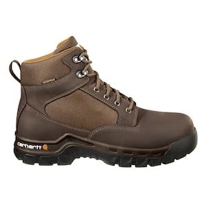 Men's Rugged Flex WP 6 in. Soft Toe Work Boot-Bro Wn (14 M)