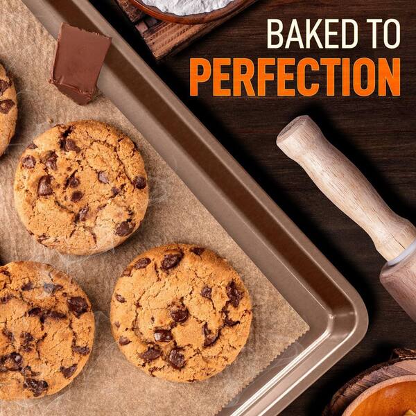 NutriChef 3-Piece Nonstick Baking Pans Set, Thick Carbon Steel
