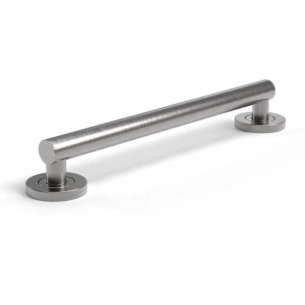 Numhew 16 in. Safety Shower Grab Bar in Brushed Nickel, Mobility Aid Balance Assist Handle for Seniors
