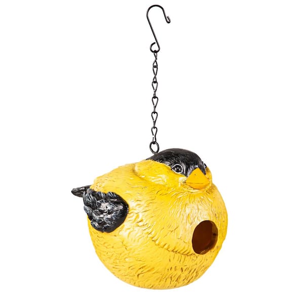 Evergreen Enterprises 9 in. Resin Portly Birdhouse, Chelsea the Chickadee