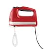 KitchenAid 7-Speed Empire Red Hand Mixer with Beater and Whisk Attachments  KHM7210ER - The Home Depot