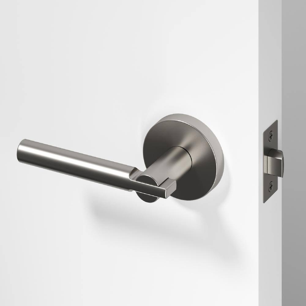Terra Metal Brushed Nickel Passage Hall/Closet Round Door Handle with Round Rosette price history on PriceWatchPro