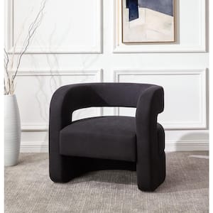Anissa Black Accent Chair