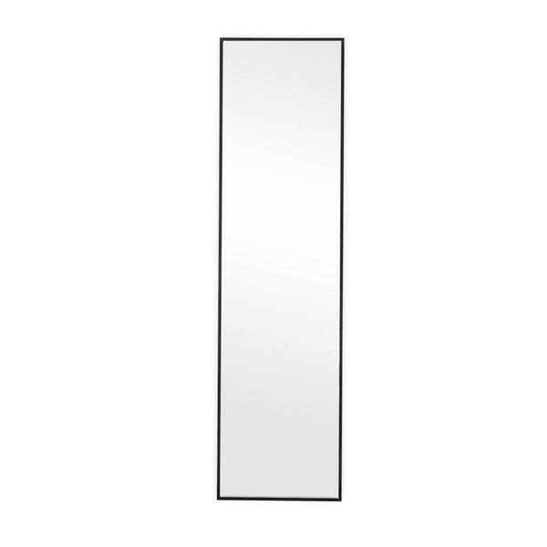 22.8 in. W x 65 in. H Rectangle Framed Modern FullLength Mirror