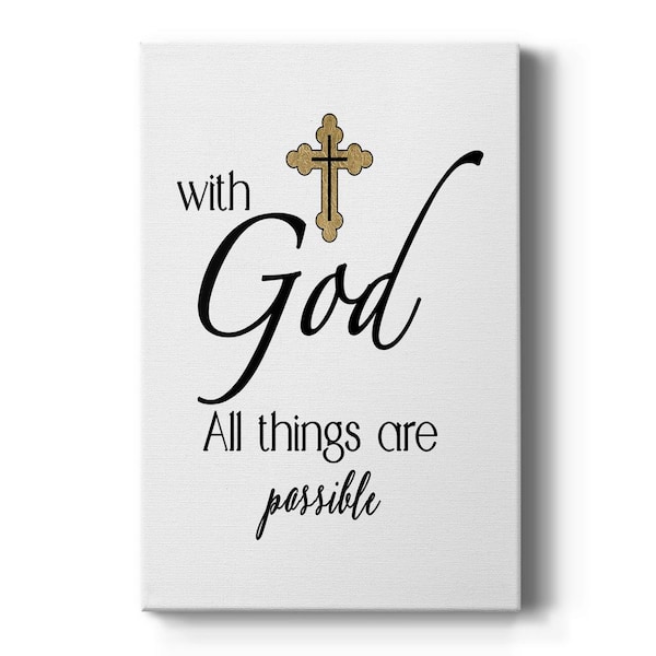 Wexford Home All Things Possible Gold By Wexford Homes Unframed Giclee Home Art Print 18 in. x 12 in.