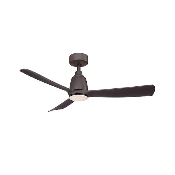 FANIMATION - Kute 44 in. Indoor/Outdoor Dark Bronze Ceiling Fan with Remote Control and DC Motor