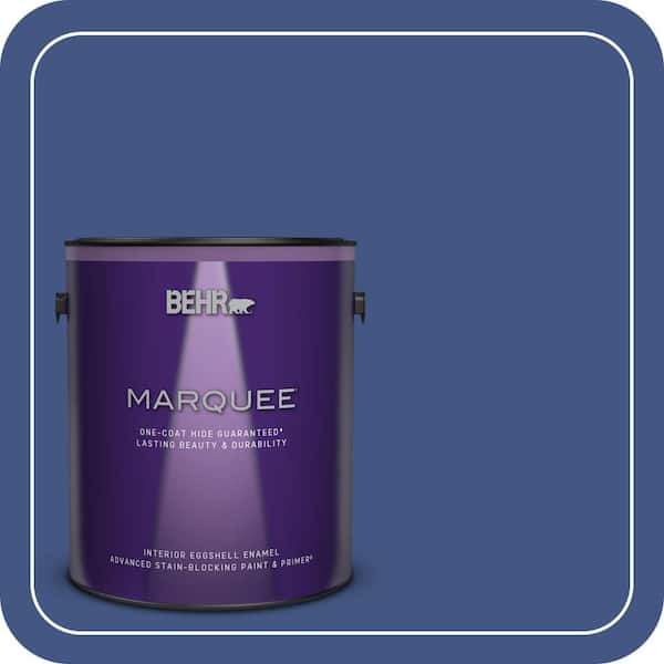 BEHR MARQUEE 1 gal. #S-H-600 Sailor Eggshell Enamel Interior Paint & Primer