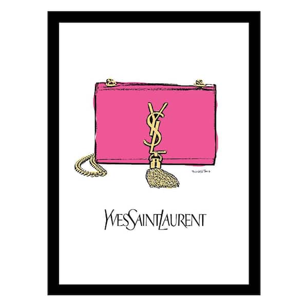 VENICE BEACH Collections Designer Handbag by Fairchild Paris 1-Piece Framed Graphic Print Abstract Poster Art Print 18 in. x 14 in.