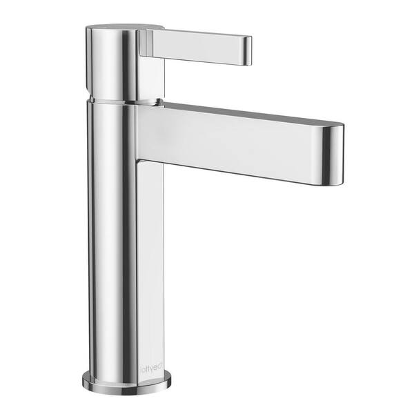 Miscool Lianna Single Handle Single Hole Bathroom Faucet in Chrome