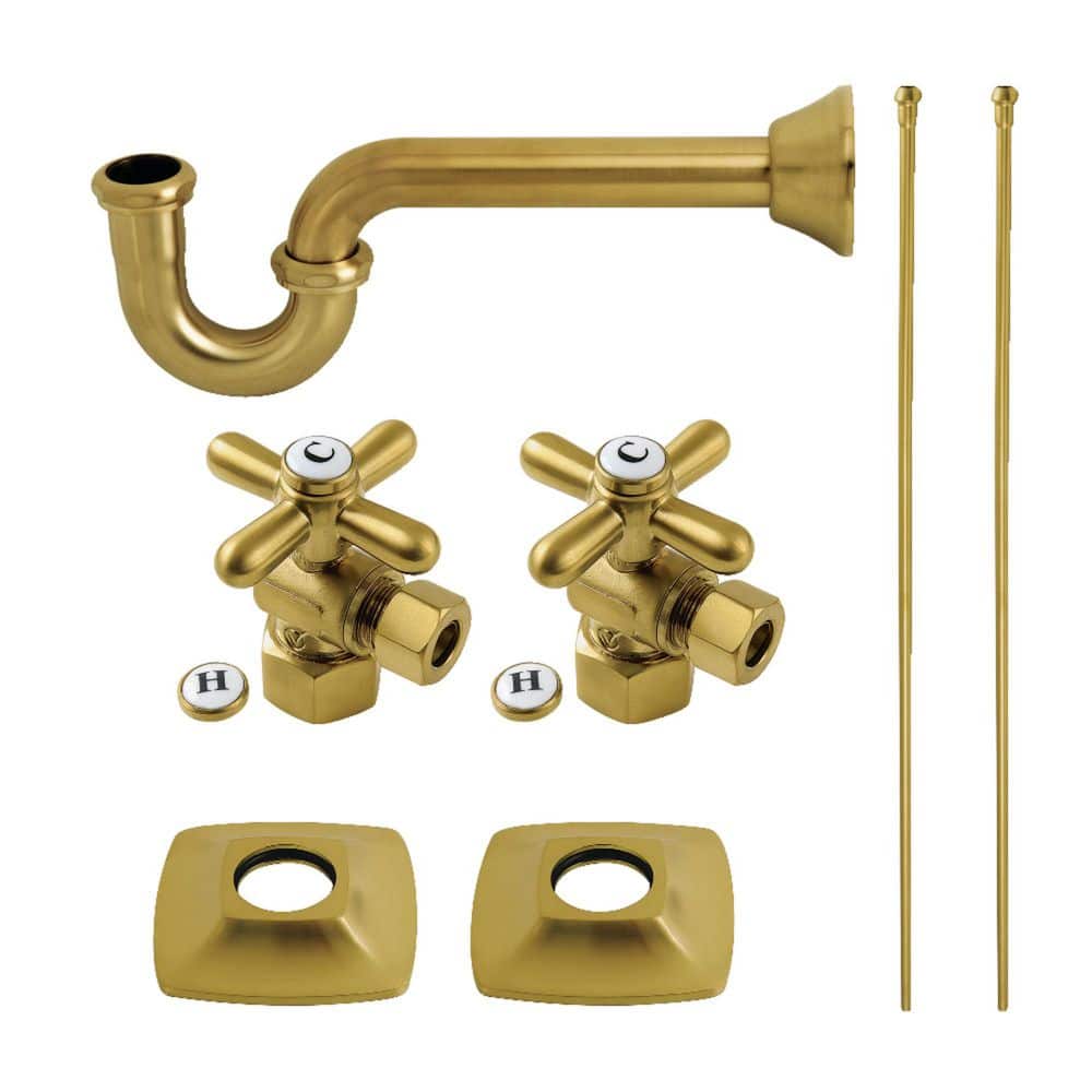Gehry Transitional Made of Brass Plumbing Sink Trim Kit with P-Trap in Brushed Brass price history on PriceWatchPro