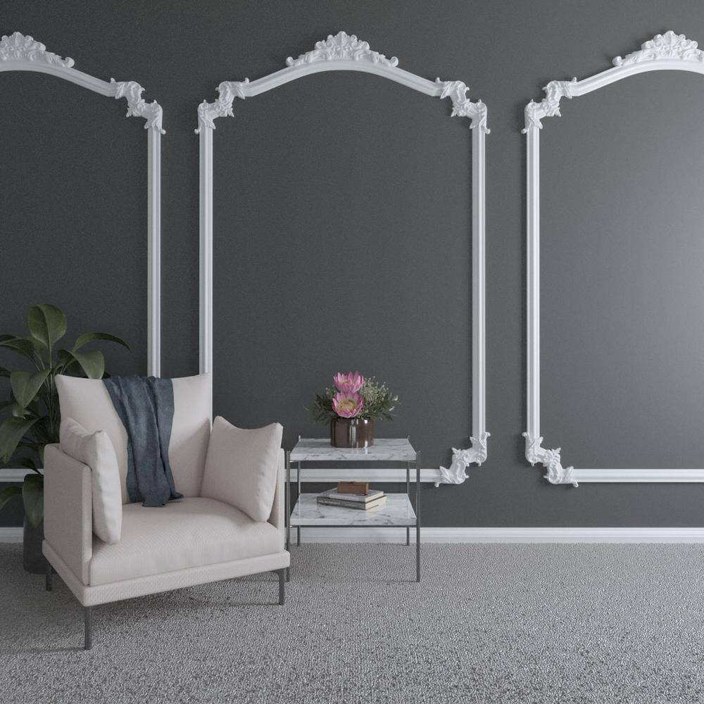 Gray Primed Polyurethane Decorative Panel Moulding