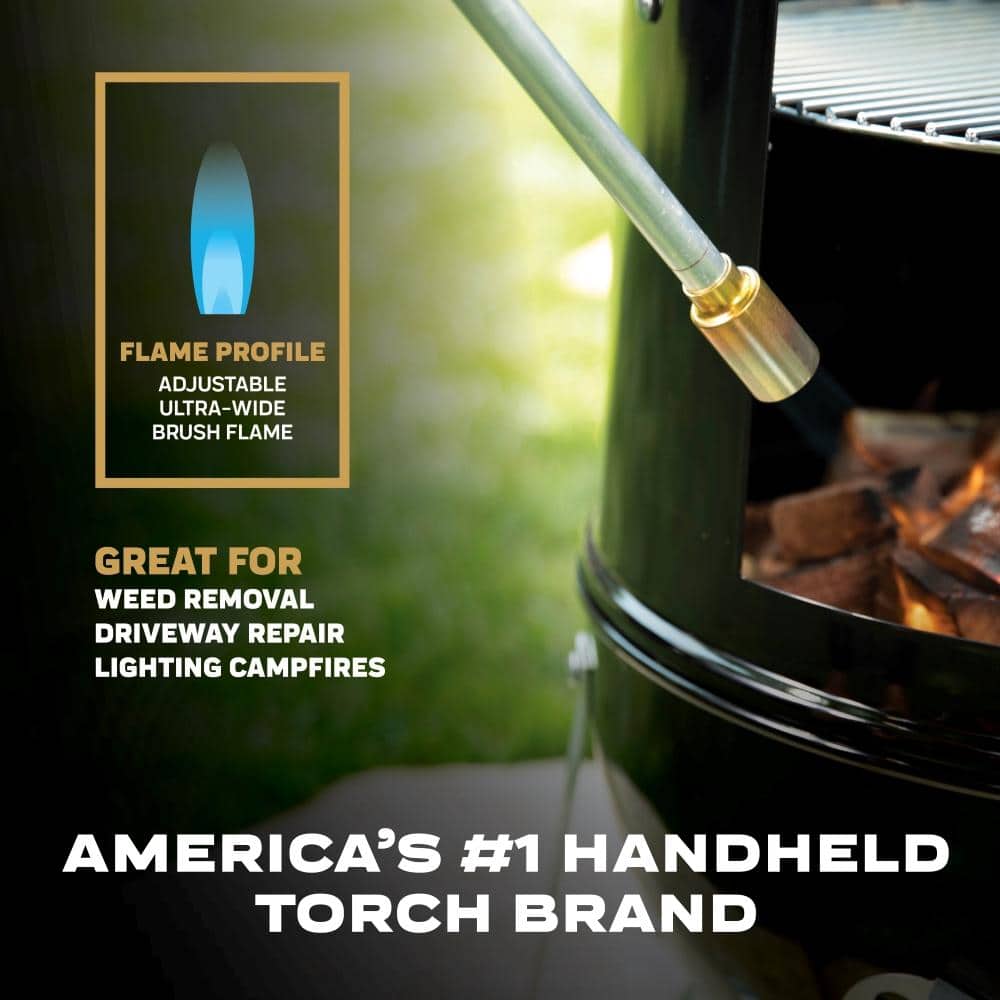 Bernzomatic 36" Silver and Black Propane Backyard Torch