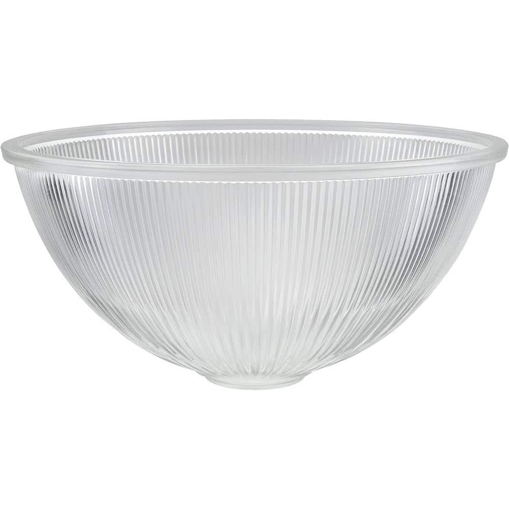 Prismatic Dome 7-1/4 H. x 14-7/8 D., Clear Glass Dome Torchiere/Swag Lamp & Pendant Shade with 1-5/8 in. Neckless Fitter price history on PriceWatchPro