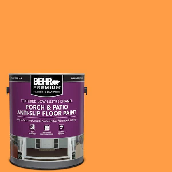 BEHR PREMIUM 1 gal. #P240-6 Exotic Blossom Textured Low-Lustre Enamel Interior/Exterior Porch and Patio Anti-Slip Floor Paint