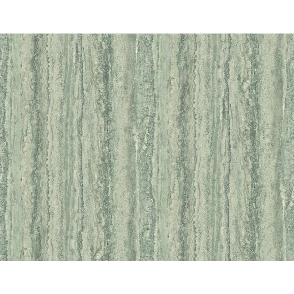 A-Street Prints Hilton Green Marbled Paper Vinyl Non-Pasted Textured Repositionable Wallpaper