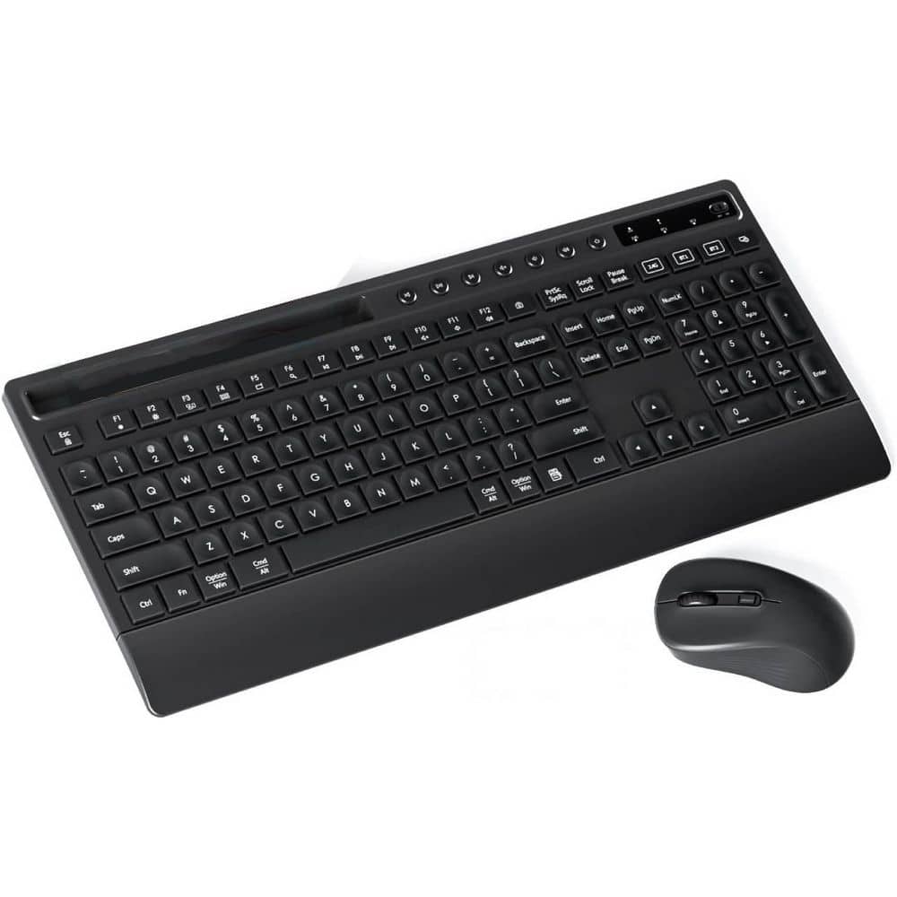 Yichuhaoxi Bluetooth Keyboard and Mouse, Multi-Device Ergonomic
