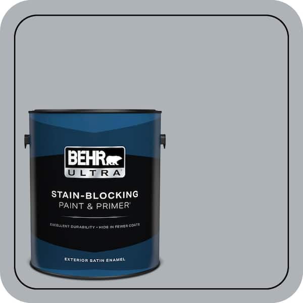 BEHR ULTRA 1 gal. #N510-3 Stargazer Satin Enamel Exterior Paint & Primer