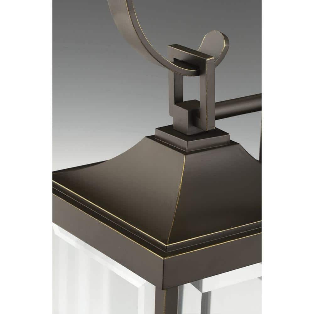 Antique Bronze Traditional 2-Light Outdoor Wall Lantern