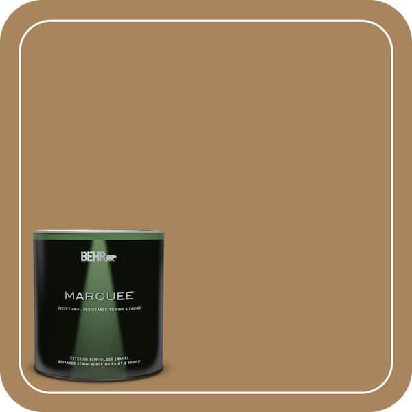 BEHR MARQUEE 1 qt. #N280-6 Temple Tile Semi-Gloss Enamel Exterior Paint & Primer
