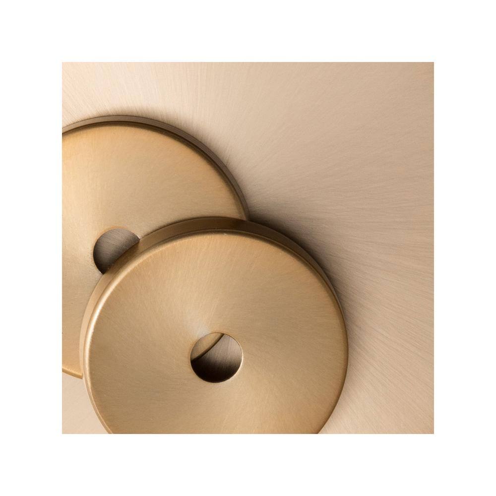 Elegant Gold 2-Light Wall Sconce with Clear Crystal Swags