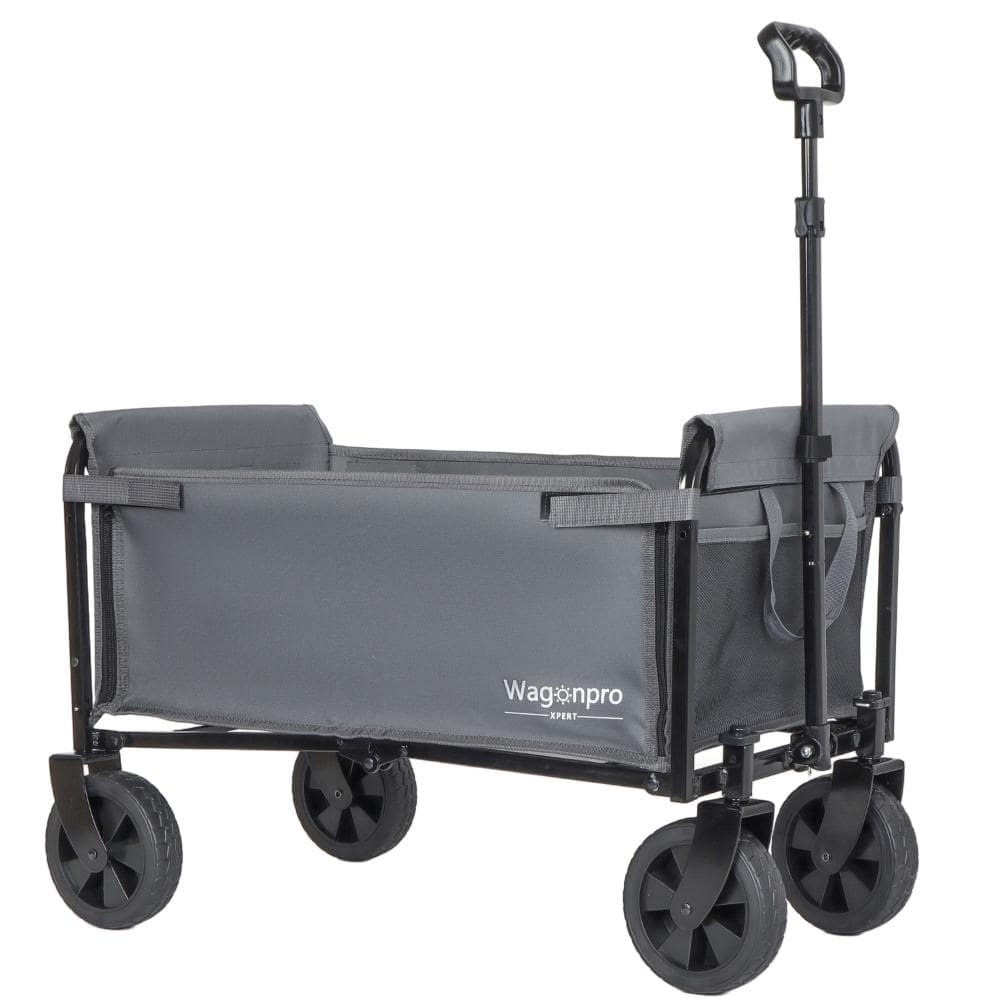 4 cu. ft. Steel Convertible Folding Garden Cart for Camping, Beach, Shopping (Gray) price history on PriceWatchPro