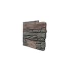 Stacked Stone Keystone 12 in. x 1.375 in. x 12 in. Faux Stone Siding Corner Panel Right
