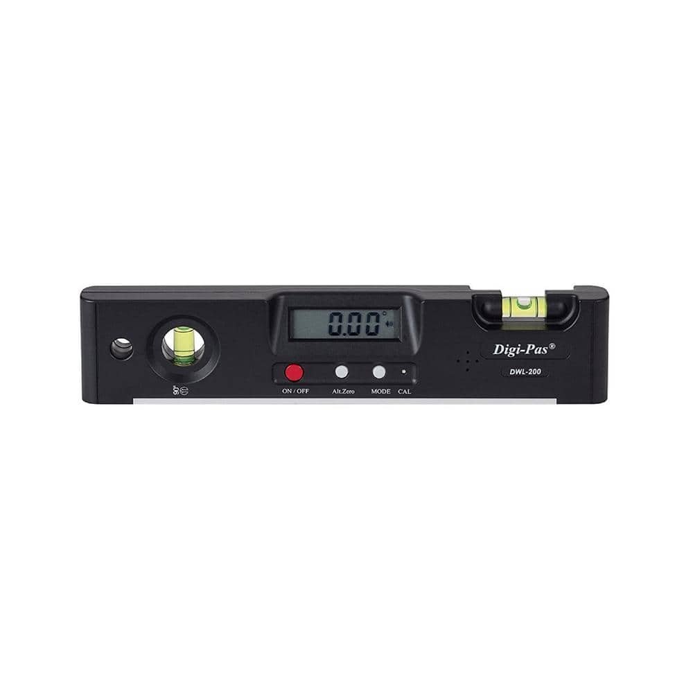Digi-Pas 7 in. Electronic Torpedo Level with Protractor Angle