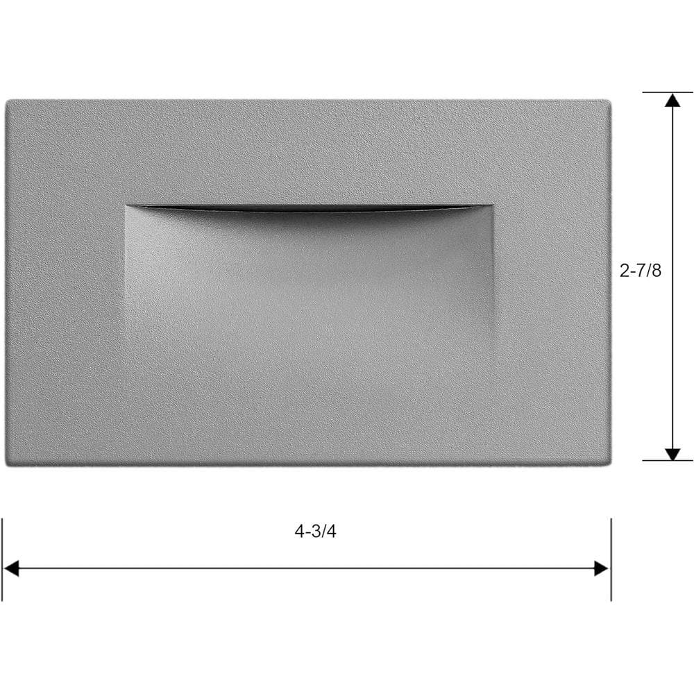 Silver Stainless Steel Dimmable LED Step Light