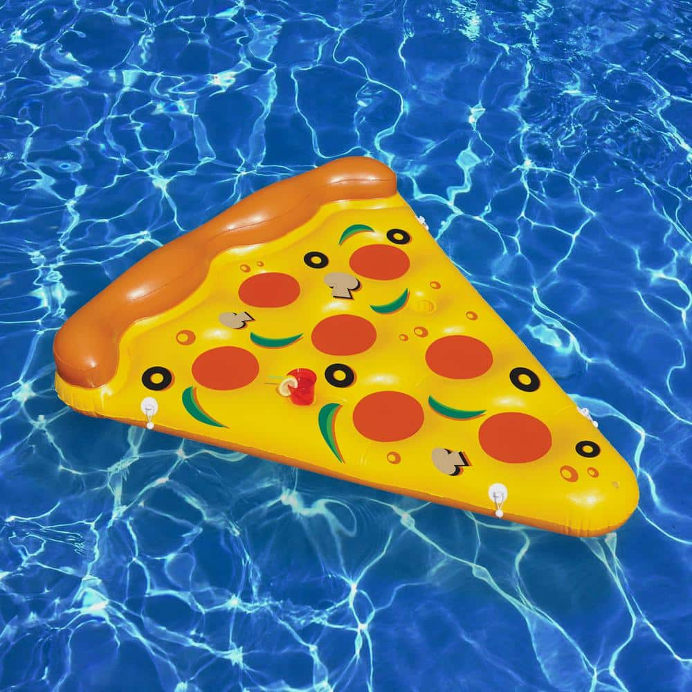 SWIMLINE Giant Inflatable Pizza Slice Float Raft For The Lake/Beach ...