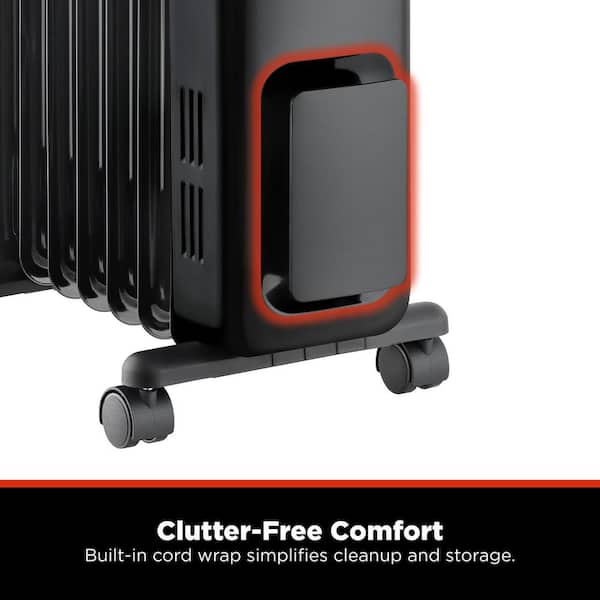 Pelonis 1,500-Watt Oil-Filled Radiant Electric Space Heater with