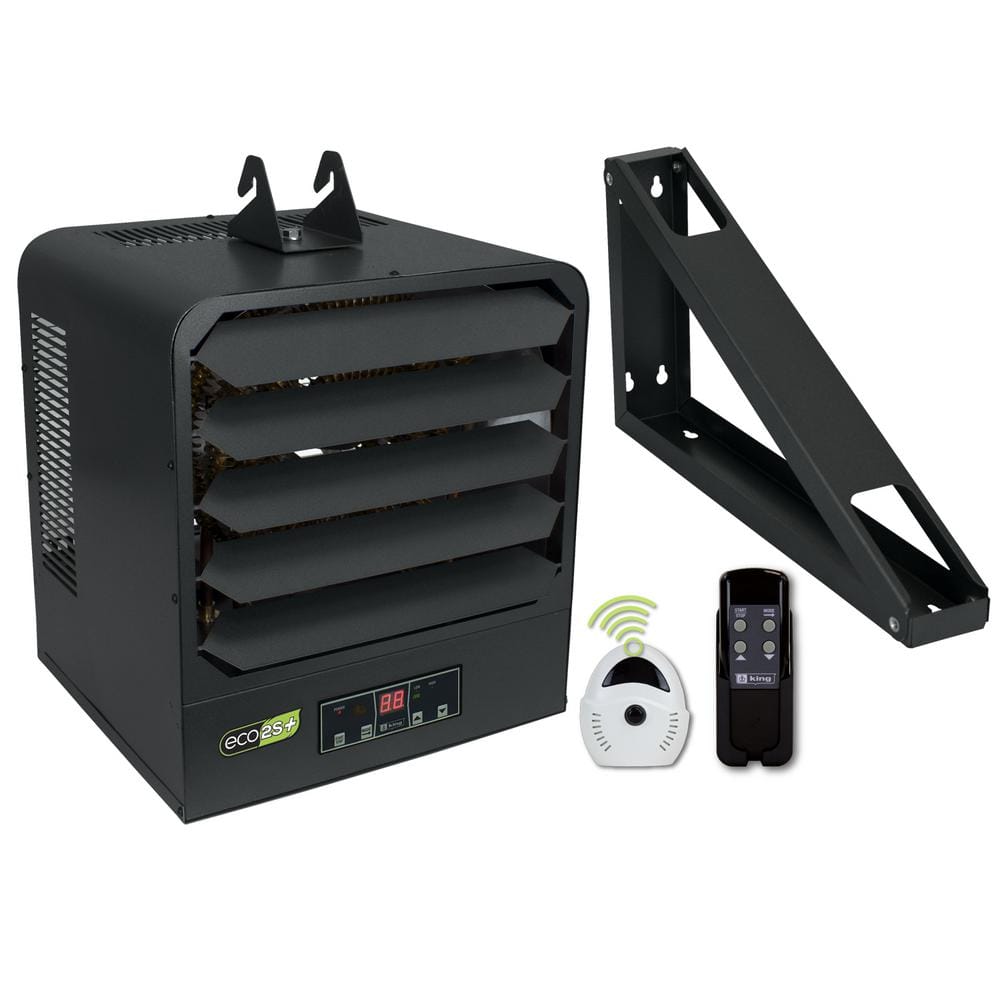 King Electric KB ECO2S+ 240-Volt 15 kW 1 PH Control with Fuse Block  Electronic 2-Stage Unit Heater with Remote Sensor KB2415-1-ECO2S-PLUS-FB -  The Home Depot