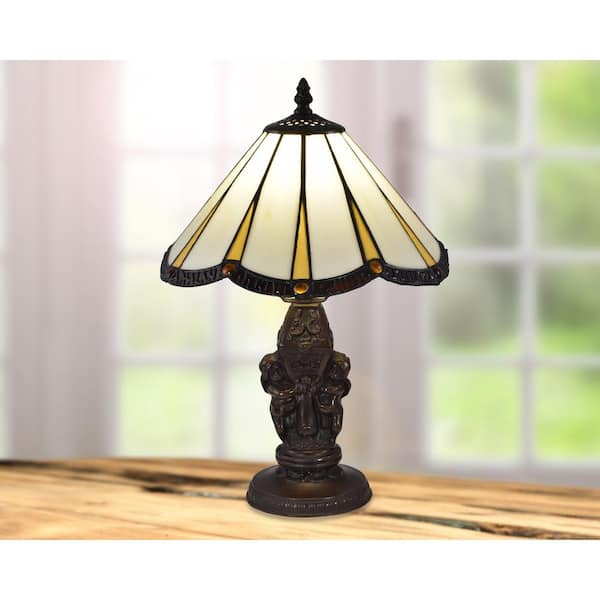 Antique Brass Accent Lamp, Brass Table Lamps Vintage Style