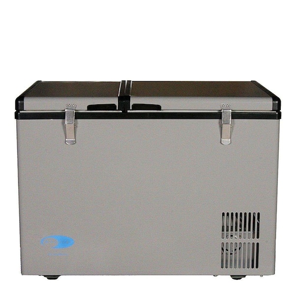 Whynter 2 cu. ft. 62 Qt. Dual Zone Portable Freezer in Gray