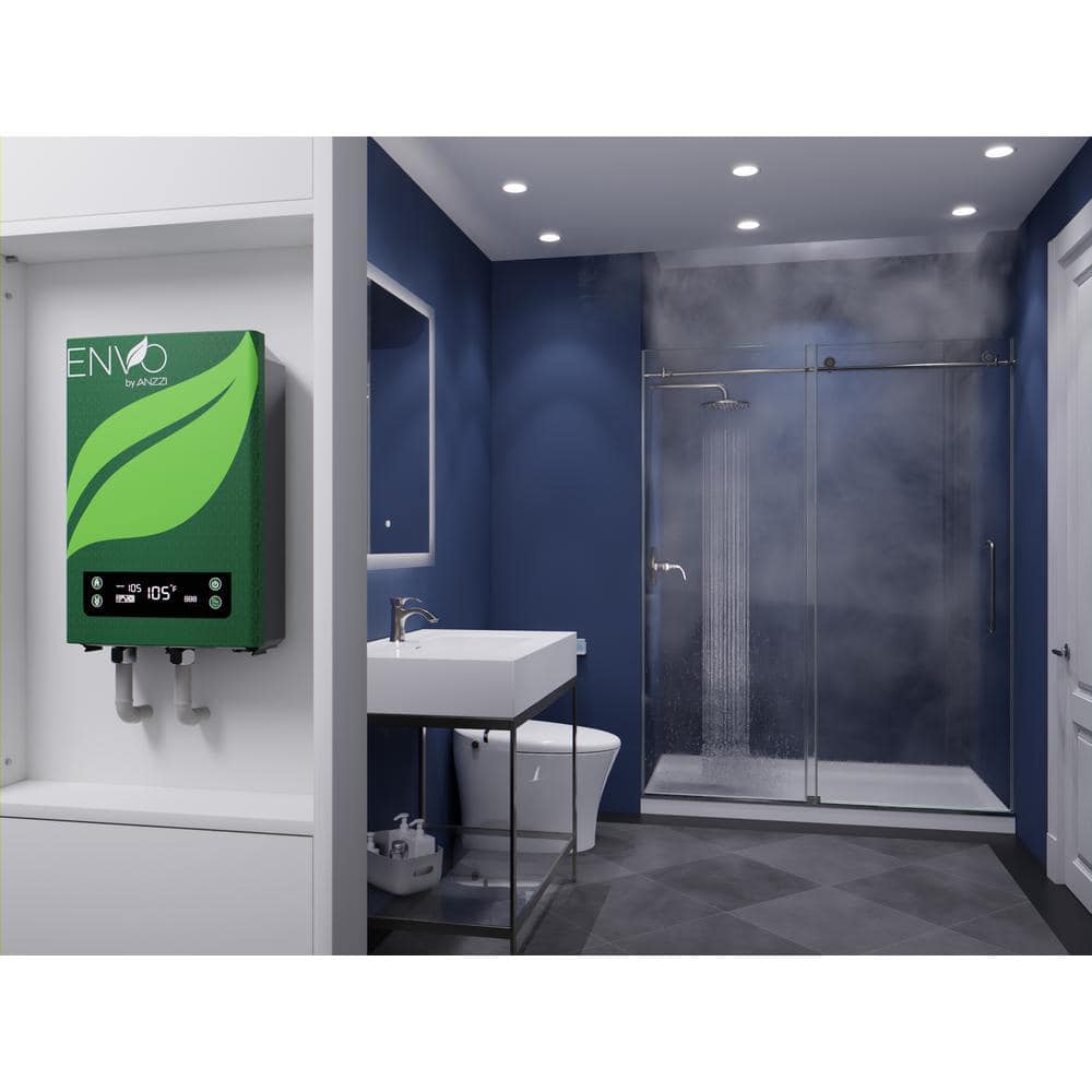 Envo Green Electric Tankless Water Heater with Digital Display