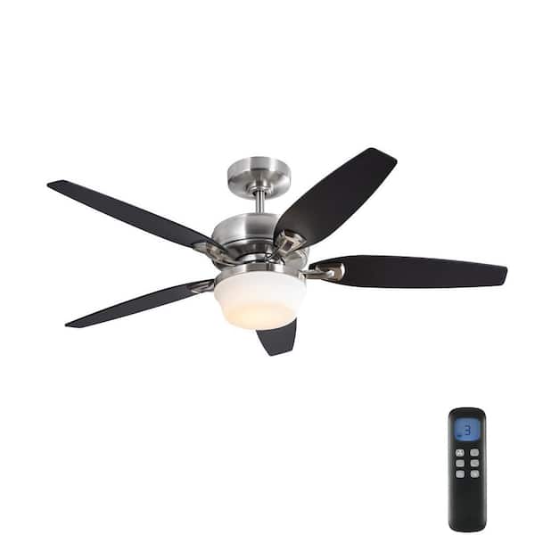 Home Decorators Collection Arrano 52 In Integrated Led Indoor Brushed Nickel Dc Ceiling Fan With Light Kit And Remote Control Fc132 Bjrl Bn The Depot Home Decorators Collection Arrano 52 In, How To Install Honeywell Ceiling Fan And Light Remote Control