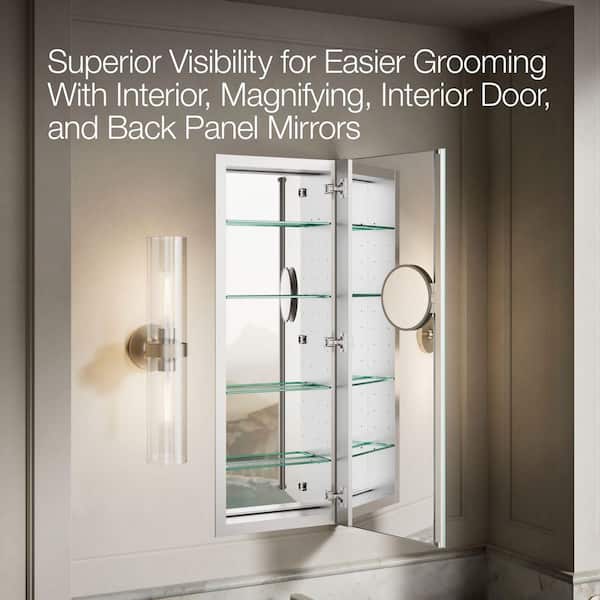 KOHLER Verdera 15 in. W x 40 in. H Rectangular Medicine Cabinet