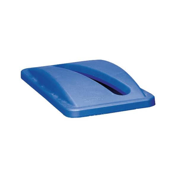 Rubbermaid Commercial Products Slim Jim 15-7/8 in. Paper Recycling Trash Can Lid