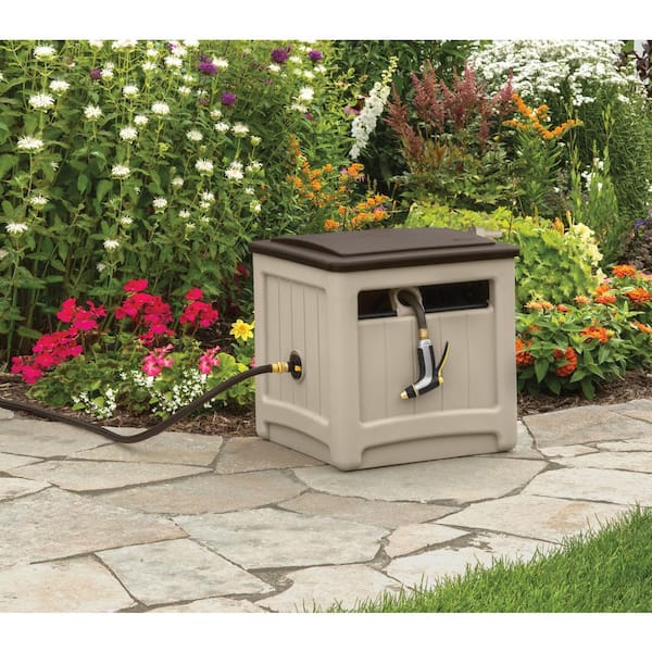 225 ft. Smart Tube Hose Hideaway with Brass Connections, Light Taupe