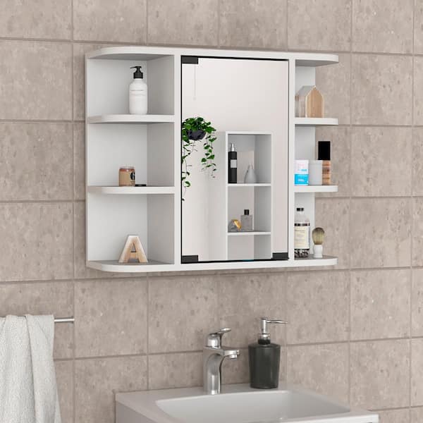 23.6 in. W x 19.6 in. H Rectangle Frameless Mirror Wall Mirror Vanity Mirror
