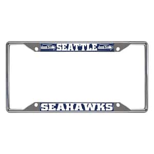 NFL - Seattle Seahawks Chromed Stainless Steel License Plate Frame