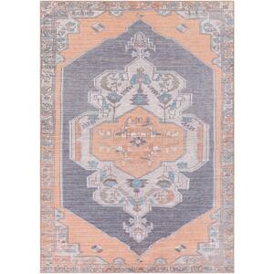 Peach/Gray 7'10 x 10'2 Artistic Weavers Araceli Vintage Oriental Area Rug 