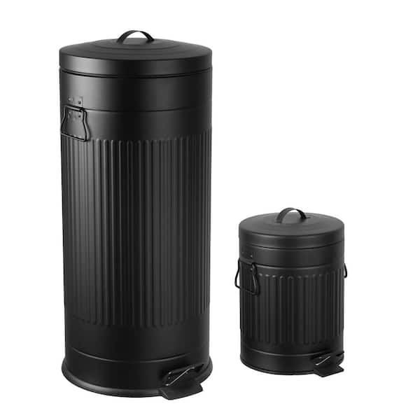 happimess Theo Retro 8-Gal. Step Trash Can with Soft-Close Lid and