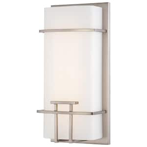20-Watt Brushed Nickel Integrated LED Wall Sconce
