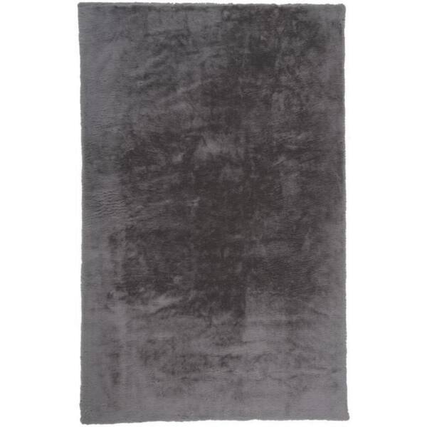 HomeRoots 7 x 10 Gray Solid Color Area Rug